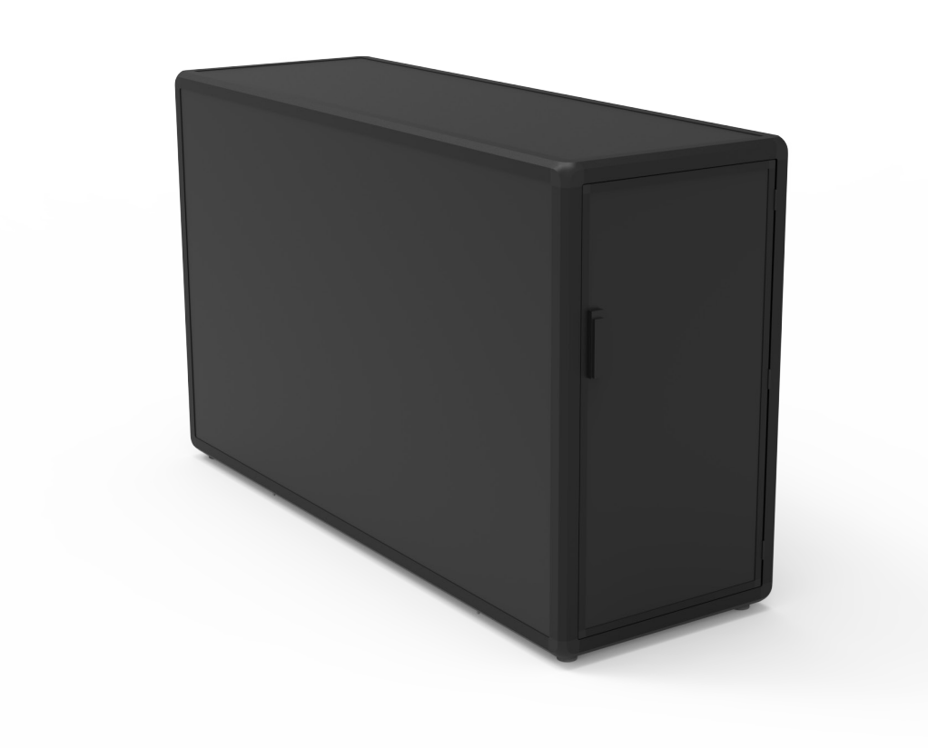 Horizontal Steel Bike Locker - 1 Bike